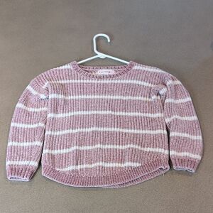Pink Republic Blush and White Striped Sweater